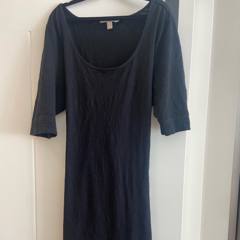 Black T-Shirt Dress